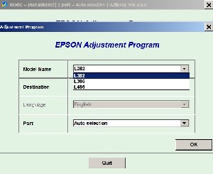 Adjustment Program Epson L382, L386, L486