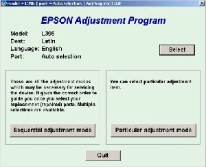 Adjustment Program Epson L396
