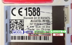 КОД РАЗБЛОКИРОВКИ ALCATEL PIXI 3 (4.5) 4027D